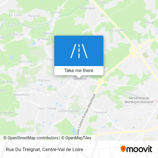 Rue Du Treignat map