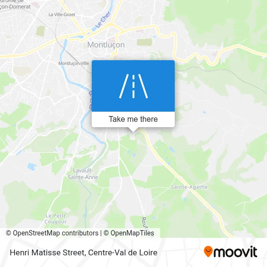 Rue Henri Matisse map