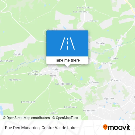 Rue Des Musardes map