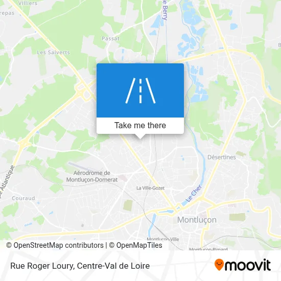 Rue Roger Loury map