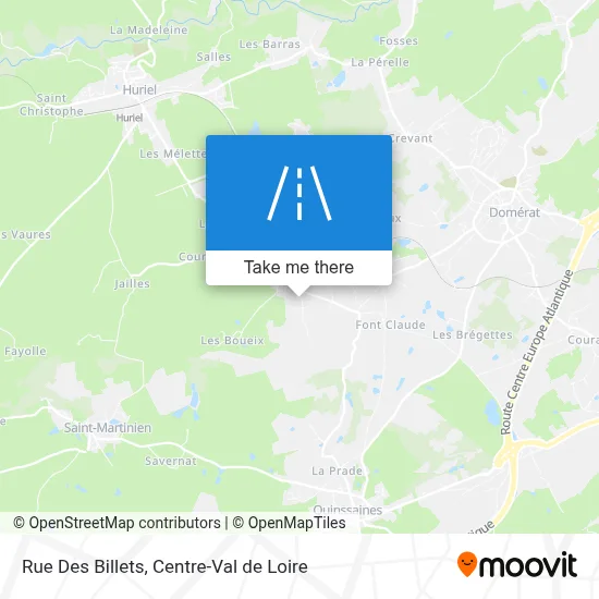 Rue Des Billets map