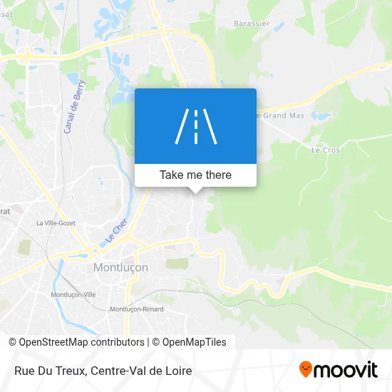 Rue Du Treux map