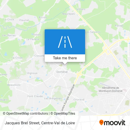 Rue Jacques Brel map