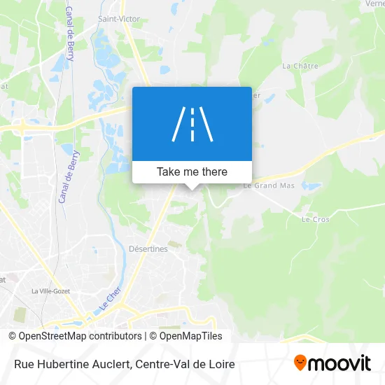 Rue Hubertine Auclert map
