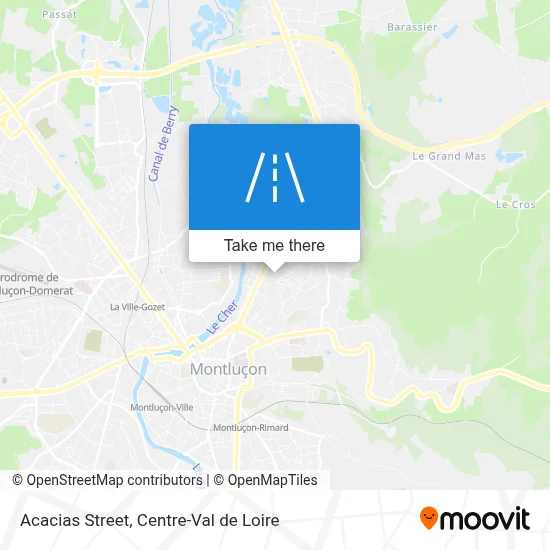 Rue Des Acacias map