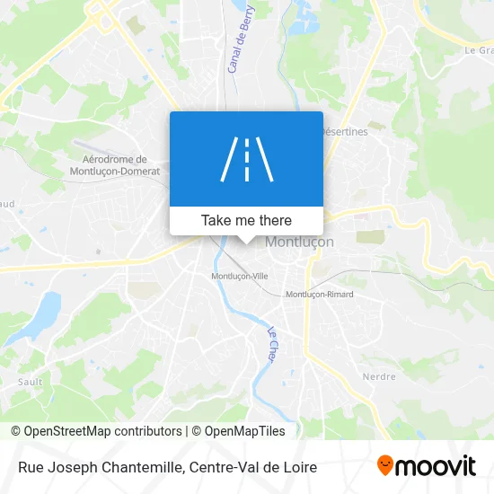 Rue Joseph Chantemille map