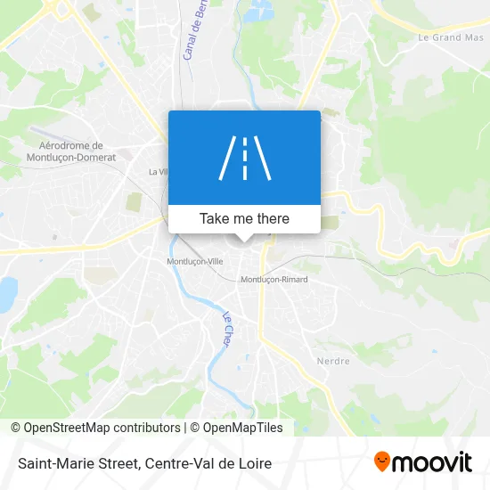 Rue Sainte-Marie map