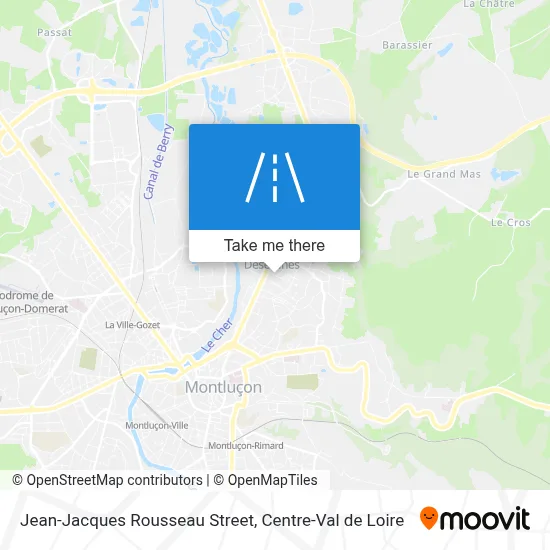Rue Jean-Jacques Rousseau map
