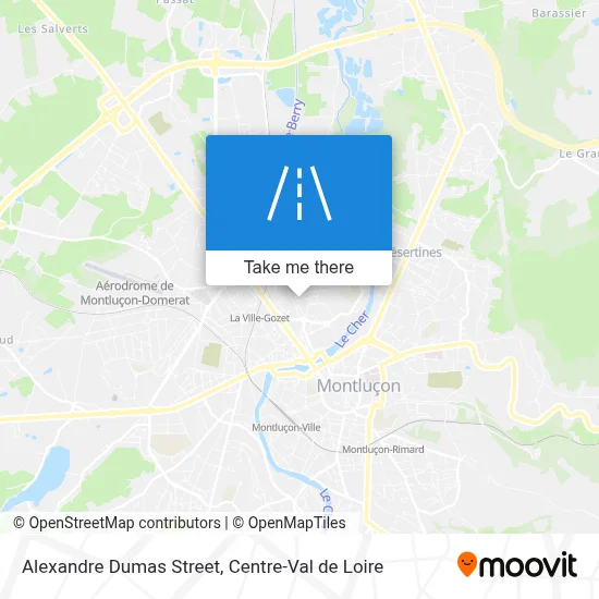 Rue Alexandre Dumas map