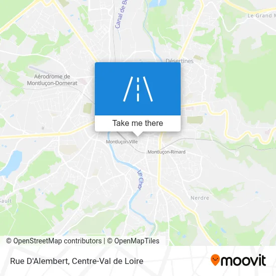 Rue D'Alembert map