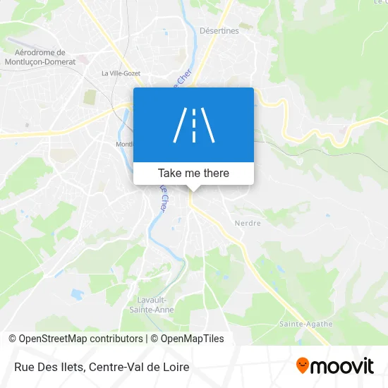 Rue Des Ilets map