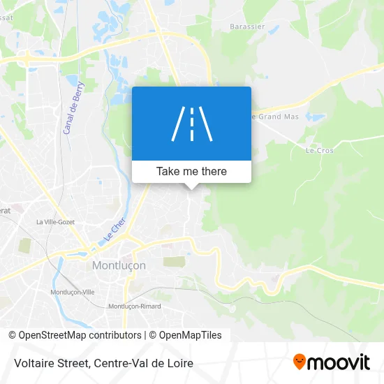 Rue Voltaire map