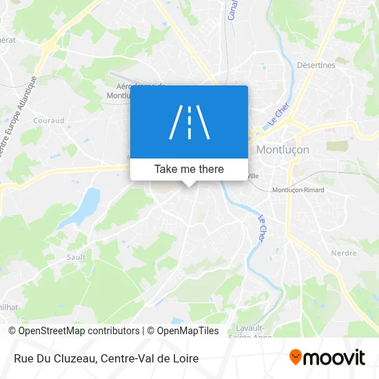 Rue Du Cluzeau map
