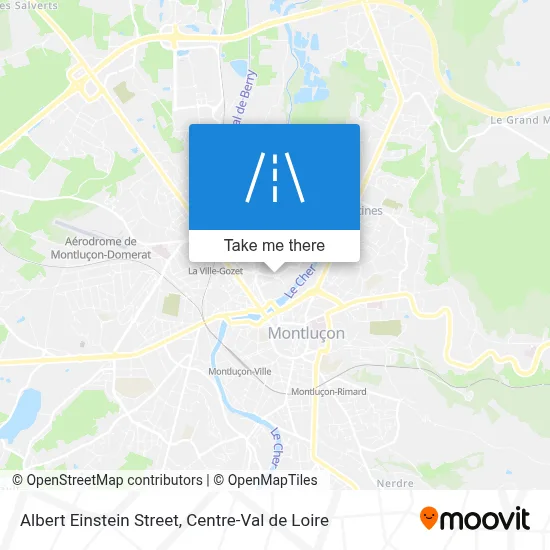 Rue Albert Einstein map