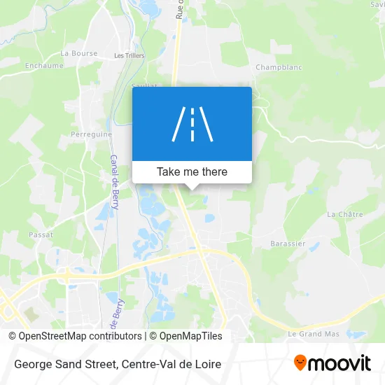 Rue George Sand map