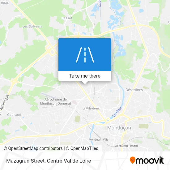 Rue Mazagran map