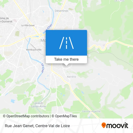 Rue Jean Genet map