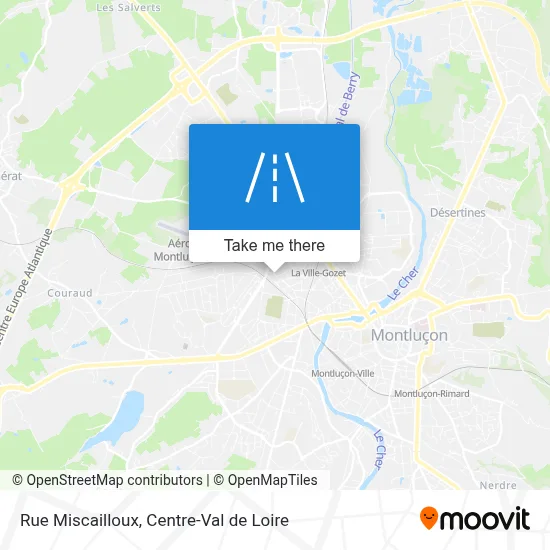 Rue Miscailloux map
