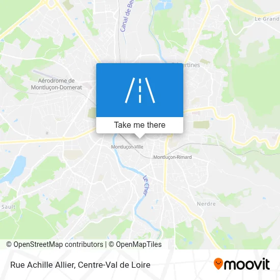 Rue Achille Allier map