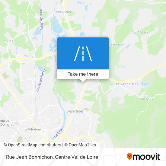 Rue Jean Bonnichon map