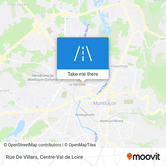 Rue De Villars map