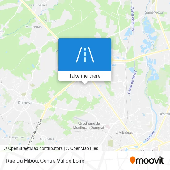 Rue Du Hibou map