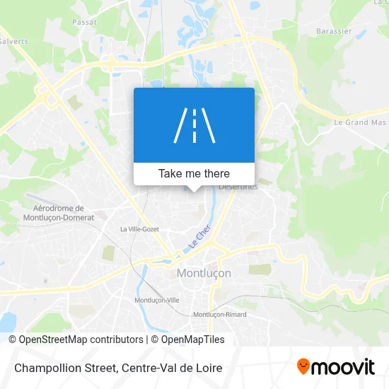 Rue Champollion map