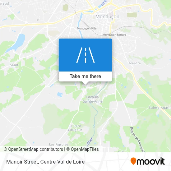 Rue Du Manoir map