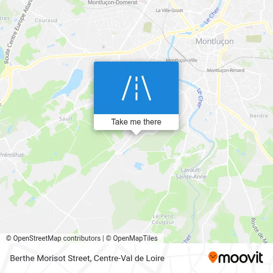 Rue Berthe Morisot map