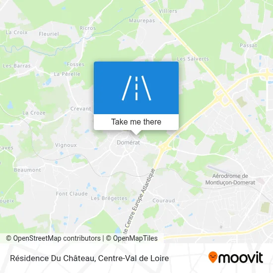 Résidence Du Château map