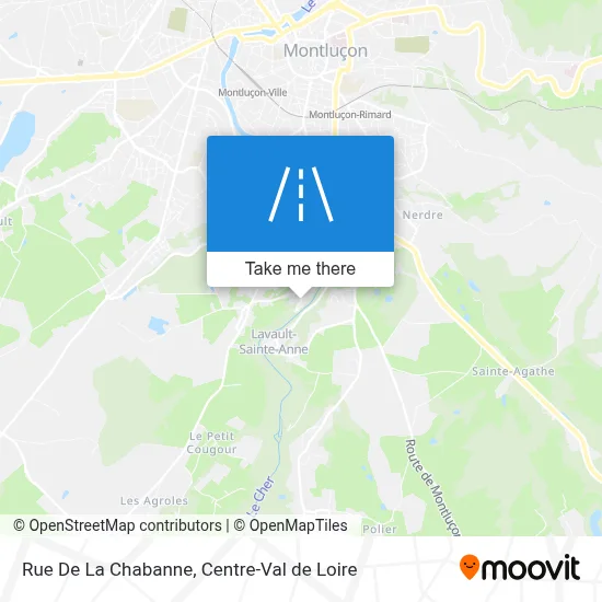 Rue De La Chabanne map