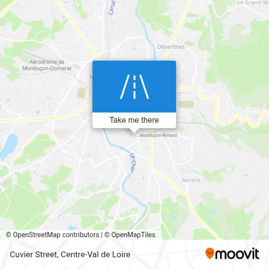 Rue Cuvier map