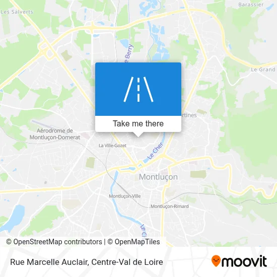 Rue Marcelle Auclair map