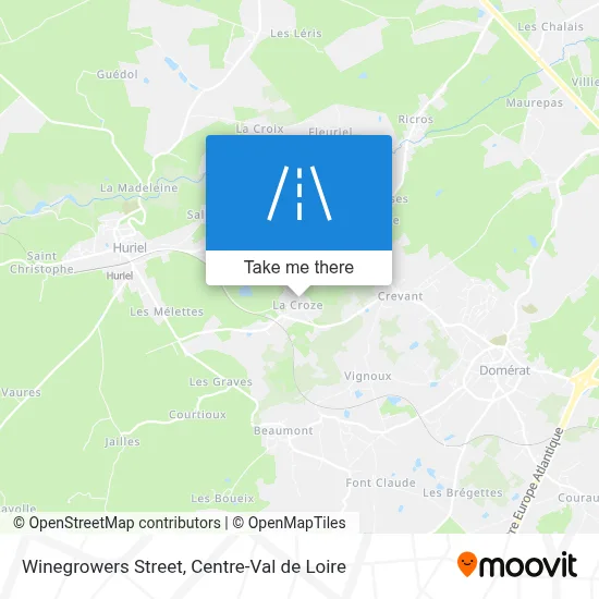 Rue Des Vignerons map