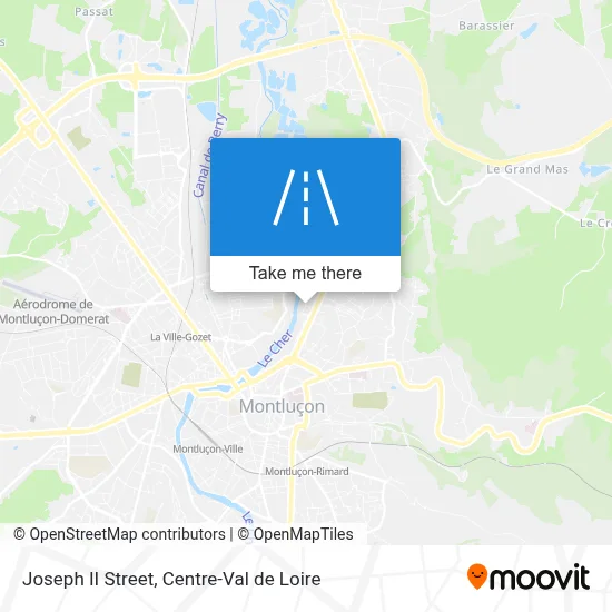 Rue Joseph II map