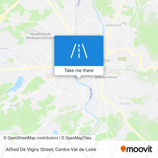 Rue Alfred De Vigny map