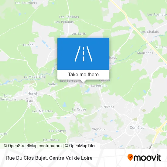 Rue Du Clos Bujet map