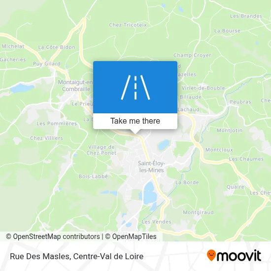 Rue Des Masles map