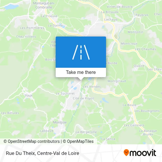 Rue Du Theix map