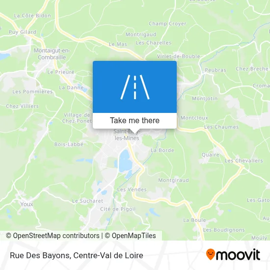 Rue Des Bayons map