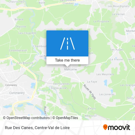 Rue Des Canes map