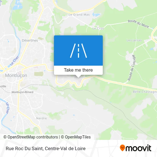 Rue Roc Du Saint map