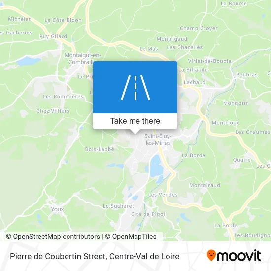 Rue Pierre De Coubertin map