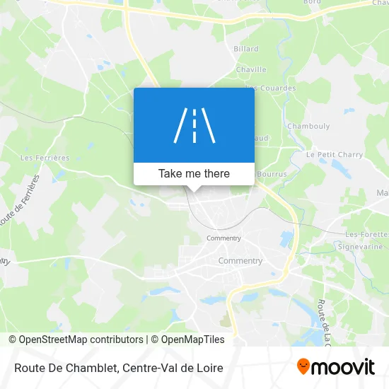 Route De Chamblet map