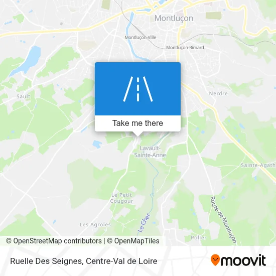 Ruelle Des Seignes map