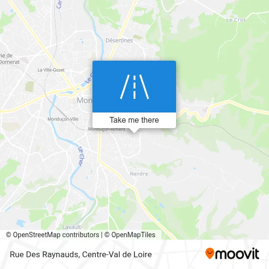 Rue Des Raynauds map