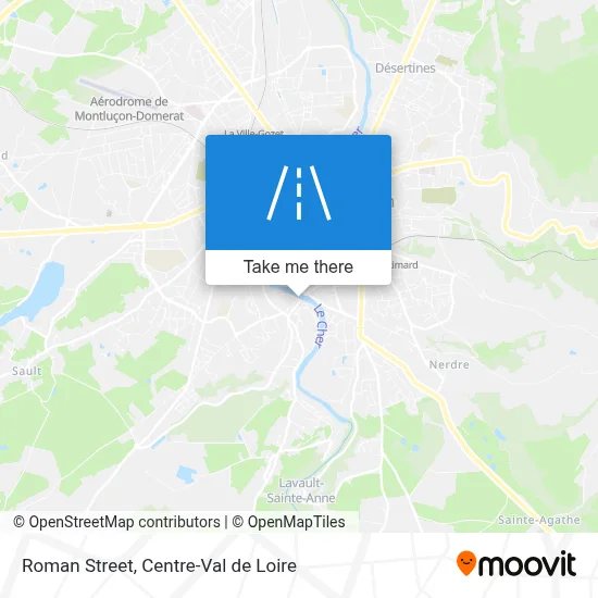 Rue Romaine map