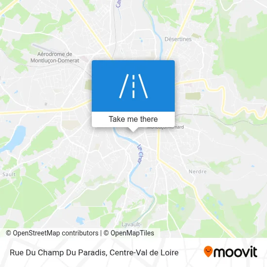 Rue Du Champ Du Paradis map