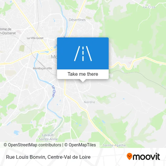 Rue Louis Bonvin map