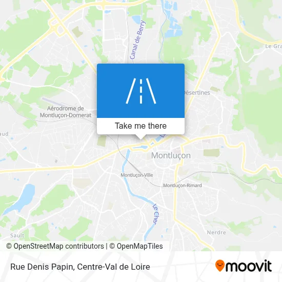 Rue Denis Papin map